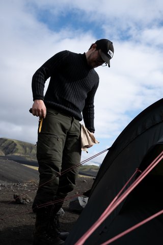 Military style Knitting Pattern for men