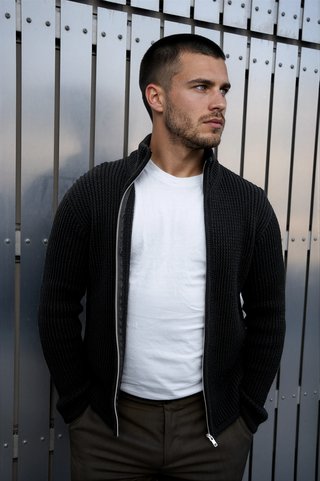 Grivette Zip Cardigan