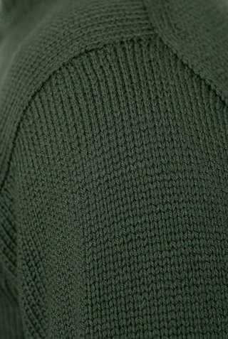 Men's half zip sweater knitted with the No 004 Knitting Pattern by Grivette Design