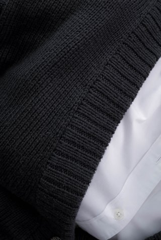 3-button Cardigan knitted with the No 005 Knitting Pattern by Grivette Design