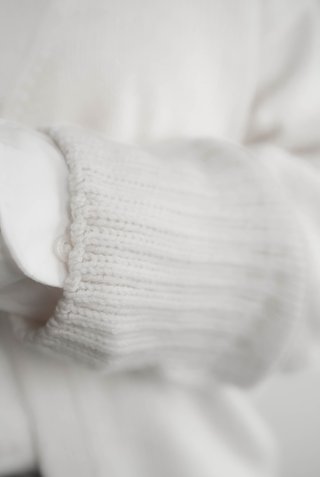 Cardican knitted from Grivette Design's knitting pattern no 009