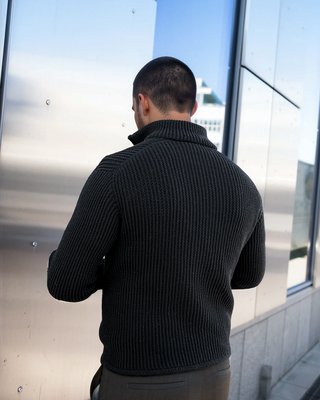 Cardican knitted from Grivette Design's knitting pattern no 011