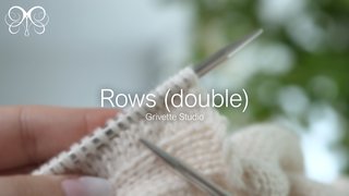YouTube Video for Rows (double) - Grivette Design